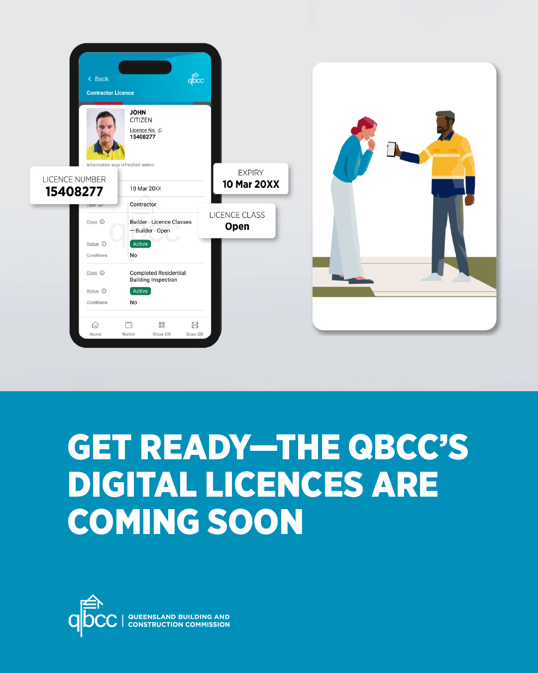 digital licence app social pre-launch