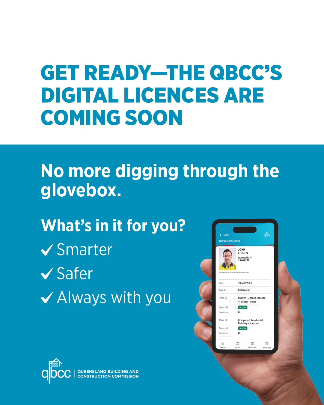 digital licence app social pre-launch