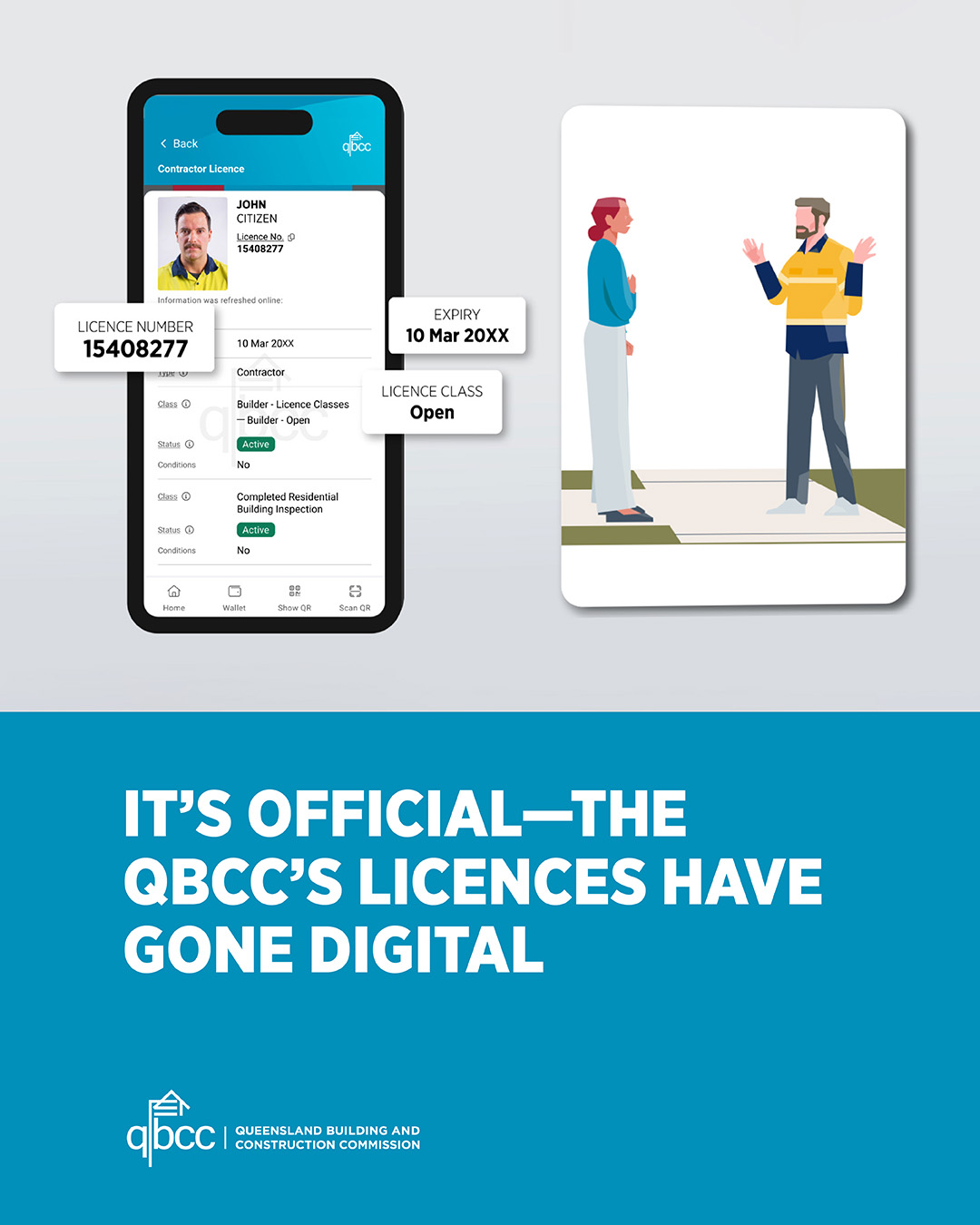 digital licence app social launch