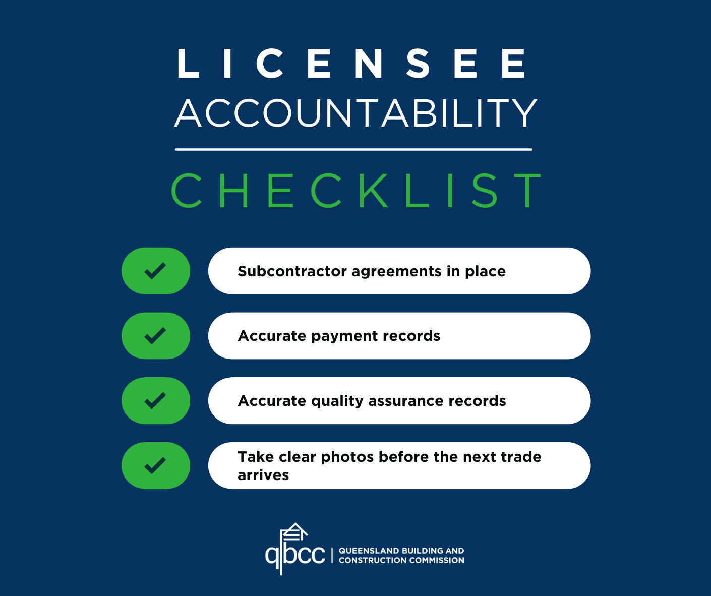 Licensee accountability DTR social tile