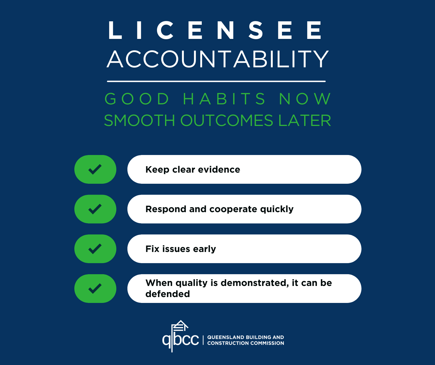 Licensee accountability DTR social tile