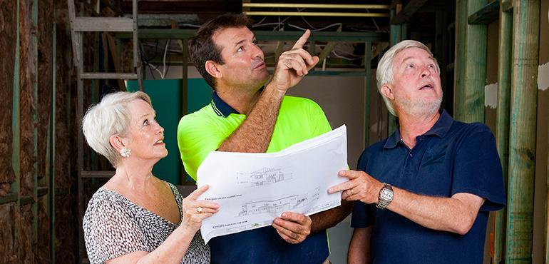 couple home owners builder plans