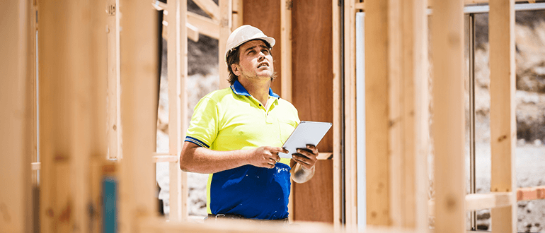 building frames builder contractor clipboard
