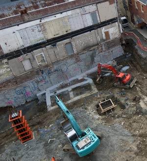 Excavation for new high rise